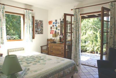 bedroom looking out